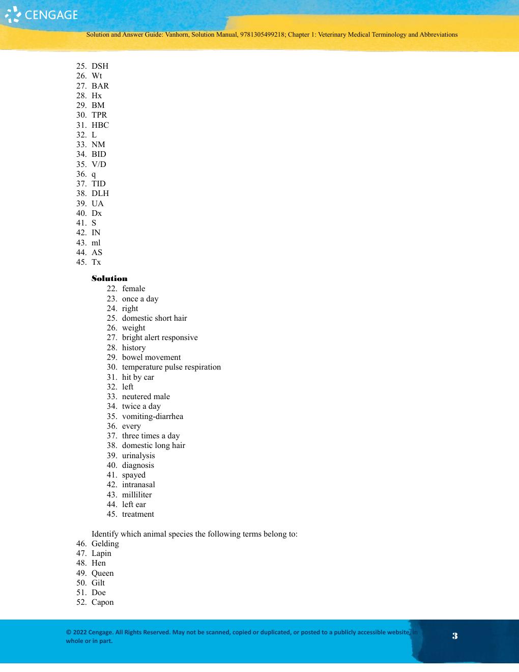 Preview page 5 of Solutions Manual For Veterinary Assisting Fundamentals and Applications 2nd Edition By Beth Vanhorn
