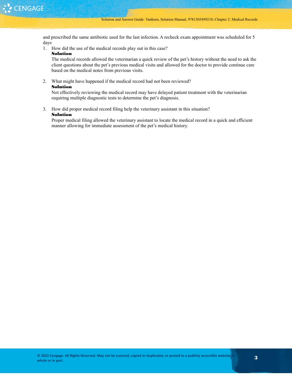 Preview page 10 of Solutions Manual For Veterinary Assisting Fundamentals and Applications 2nd Edition By Beth Vanhorn