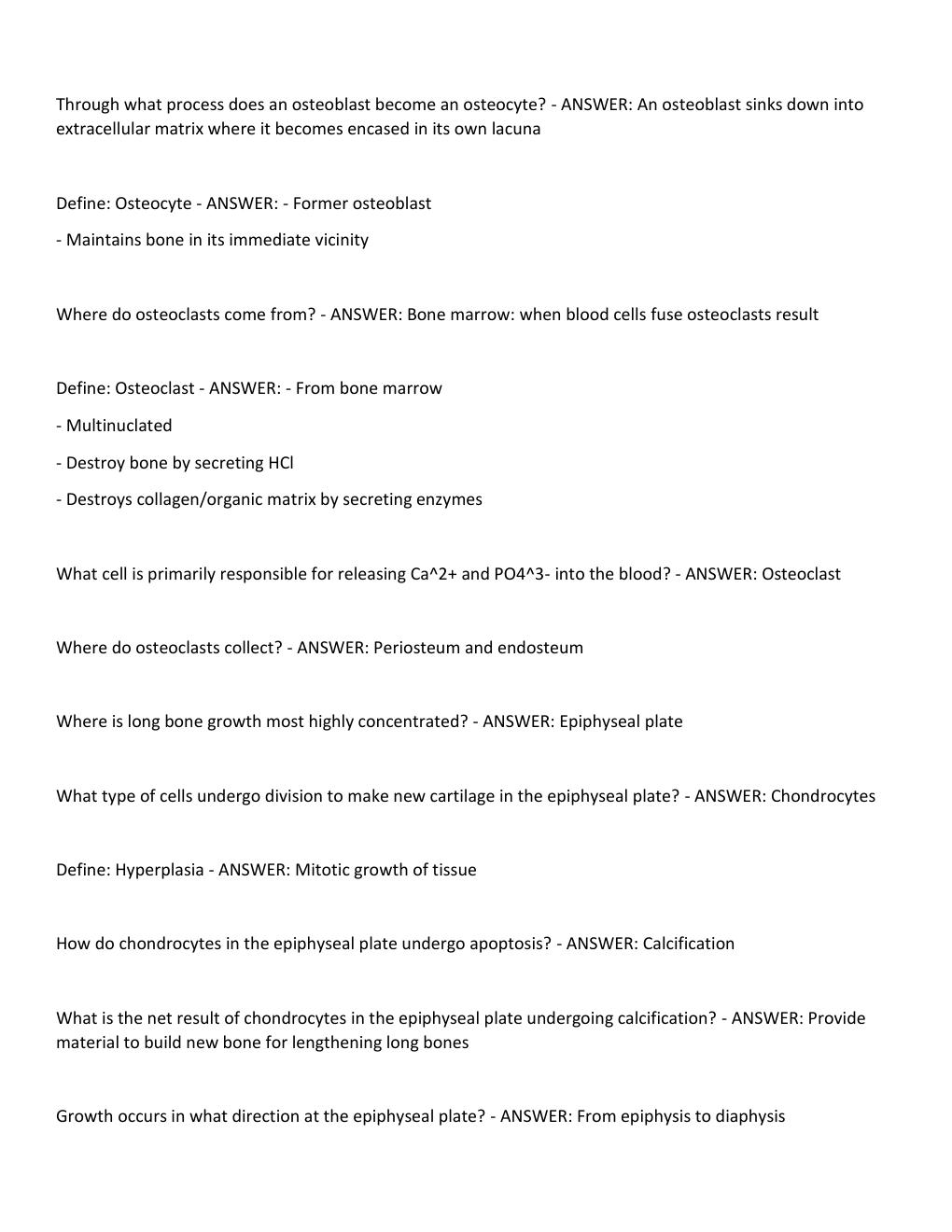 Preview page 2 of TAMU BIOL 319 Test 2 Cohn