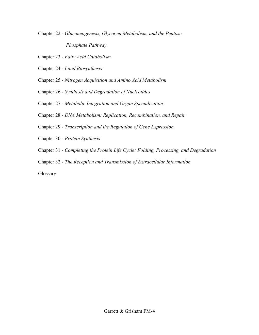 Preview page 6 of Solutions Manual for Biochemistry by Reginald Garrett, Charles Grisham