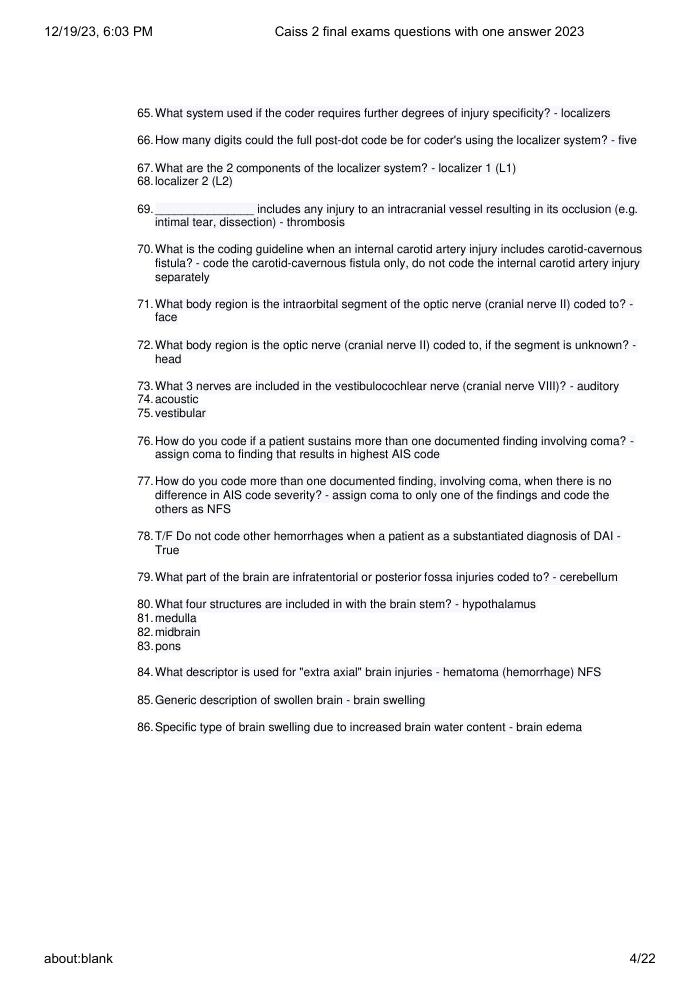 Preview page 4 of Caiss 2 Final Exams Contains 200+ Questions & Answers
