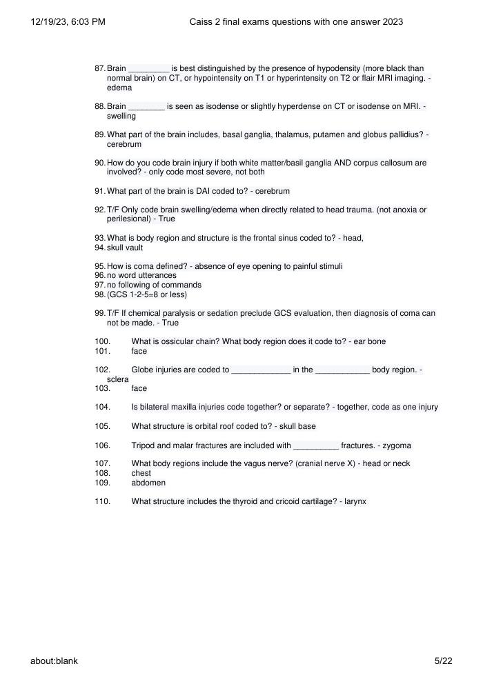 Preview page 5 of Caiss 2 Final Exams Contains 200+ Questions & Answers