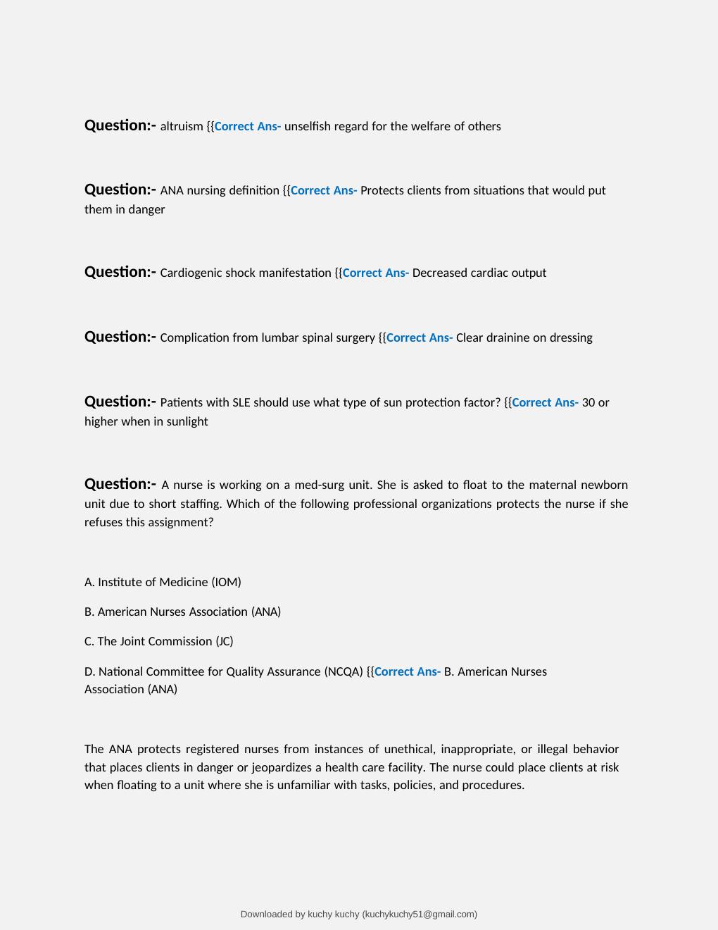 Preview page 7 of RN ATI concept-based assessment, proctored exam for level 4|Test Bank