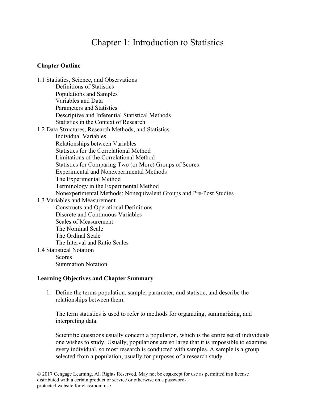 Preview page 2 of Solutions Manual for Statistics for The Behavioral Sciences 10th Edition By Frederick Gravetter, Larry  Wallnau