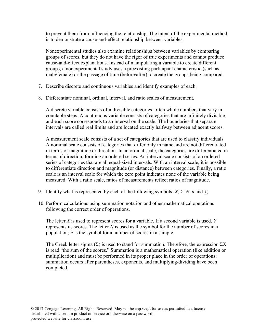 Preview page 4 of Solutions Manual for Statistics for The Behavioral Sciences 10th Edition By Frederick Gravetter, Larry  Wallnau