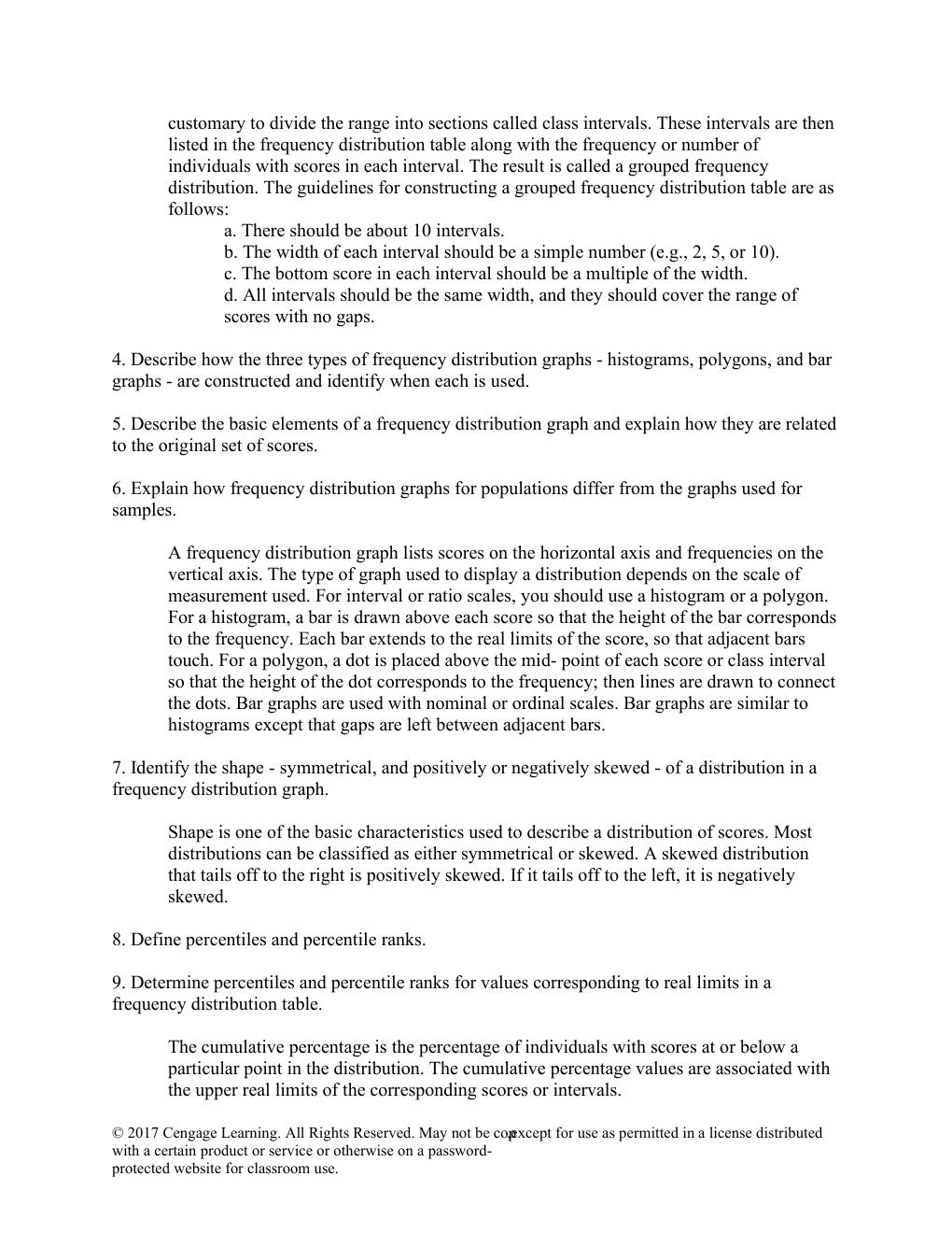 Preview page 9 of Solutions Manual for Statistics for The Behavioral Sciences 10th Edition By Frederick Gravetter, Larry  Wallnau