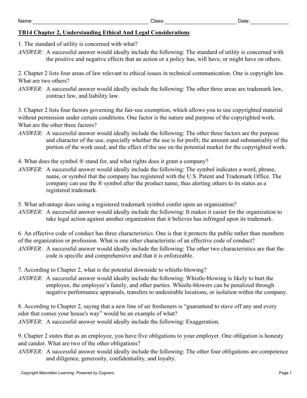 Preview page 10 of Test Bank for Technical Communication 14th Edition By Mike Markel, Stuart Selber
