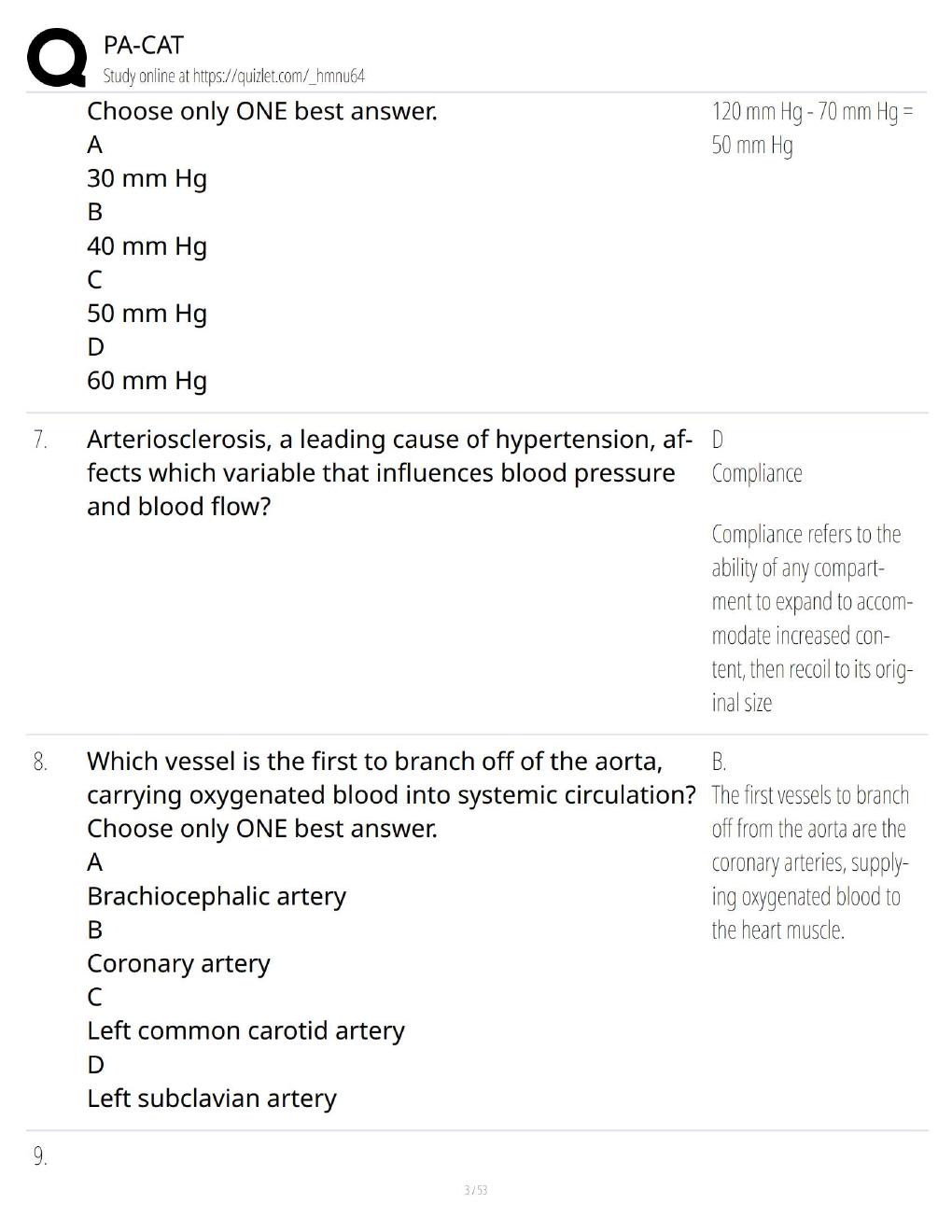 Preview page 3 of PA-CAT Study Guide 2025 Update   New Version Exam Prep, Practice Questions & Test Bank