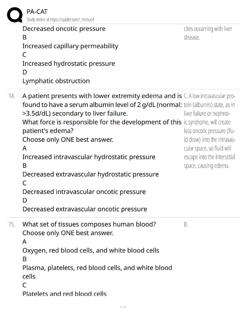 Preview page 6 of PA-CAT Study Guide 2025 Update   New Version Exam Prep, Practice Questions & Test Bank