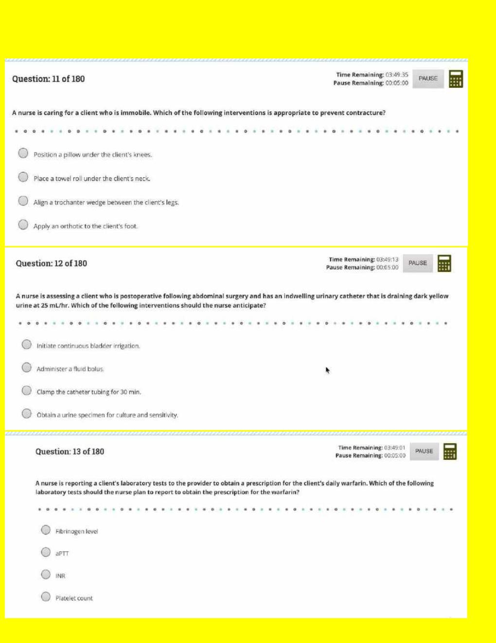 Preview page 7 of ATI COMPREHENSIVE EXIT EXAM 2023 | 180 Q&A - ANSWER KEY STARTS ON PAGE 144