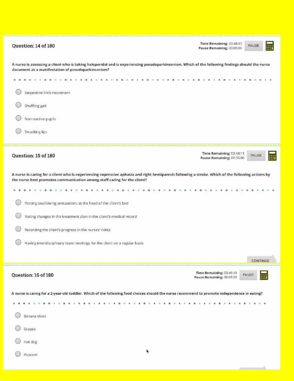 Preview page 8 of ATI COMPREHENSIVE EXIT EXAM 2023 | 180 Q&A - ANSWER KEY STARTS ON PAGE 144