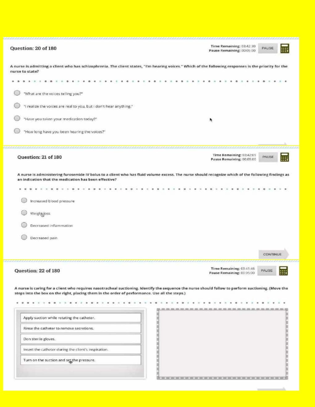 Preview page 10 of ATI COMPREHENSIVE EXIT EXAM 2023 | 180 Q&A - ANSWER KEY STARTS ON PAGE 144