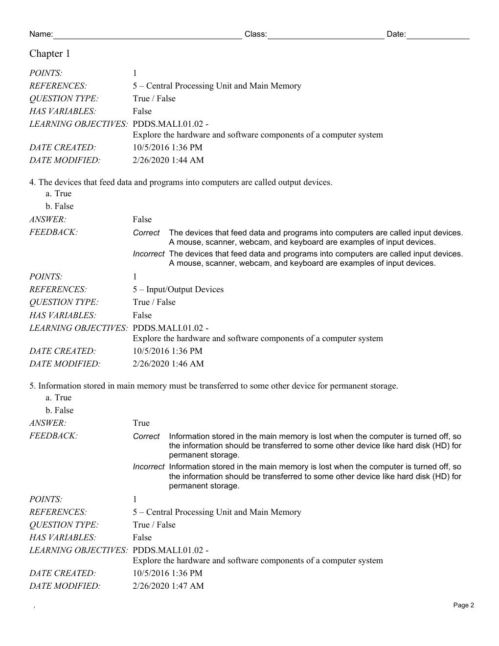 Preview page 4 of Test Bank For C++ Programming From Problem Analysis to Program Design 8th Edition By D.S. Malik