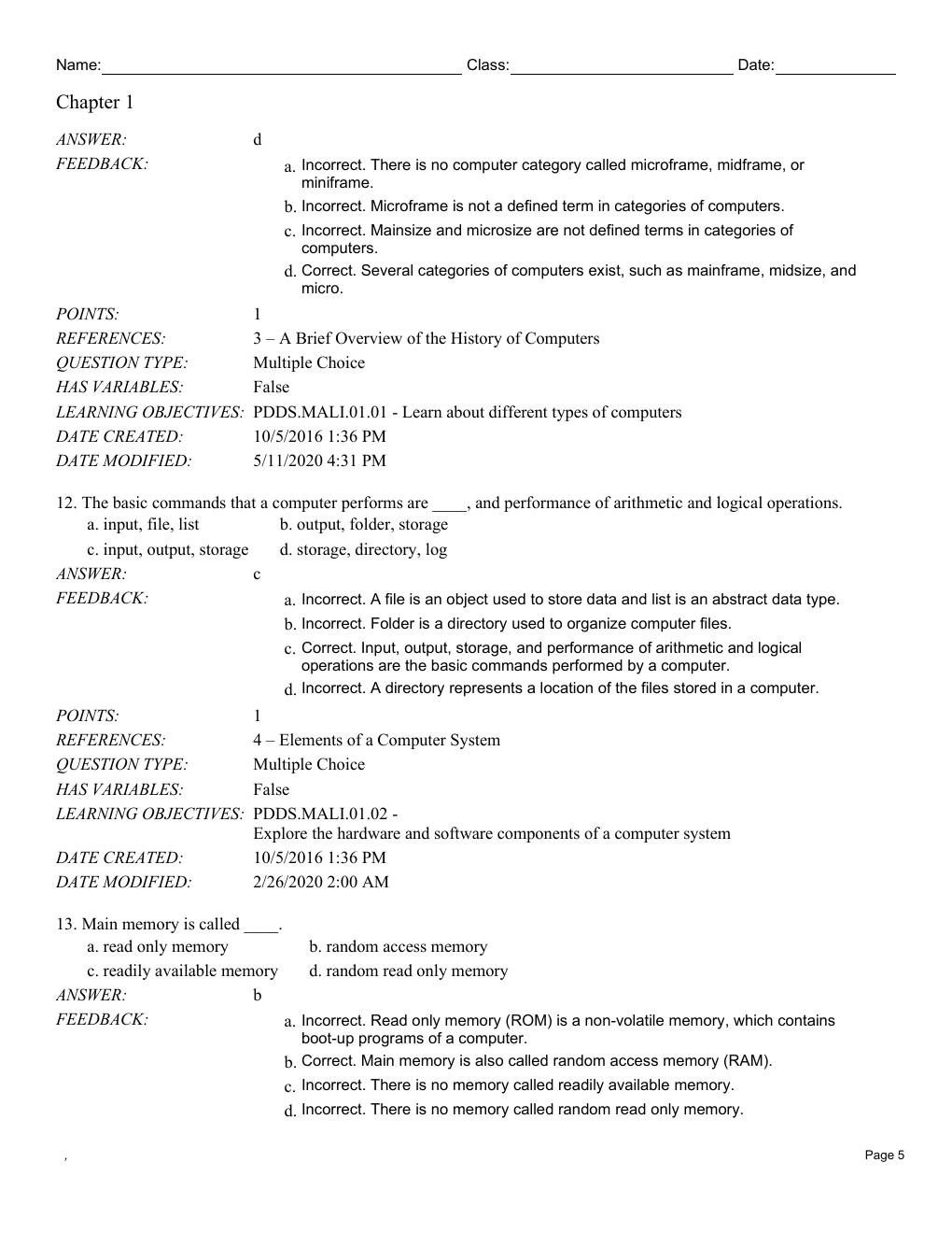 Preview page 7 of Test Bank For C++ Programming From Problem Analysis to Program Design 8th Edition By D.S. Malik