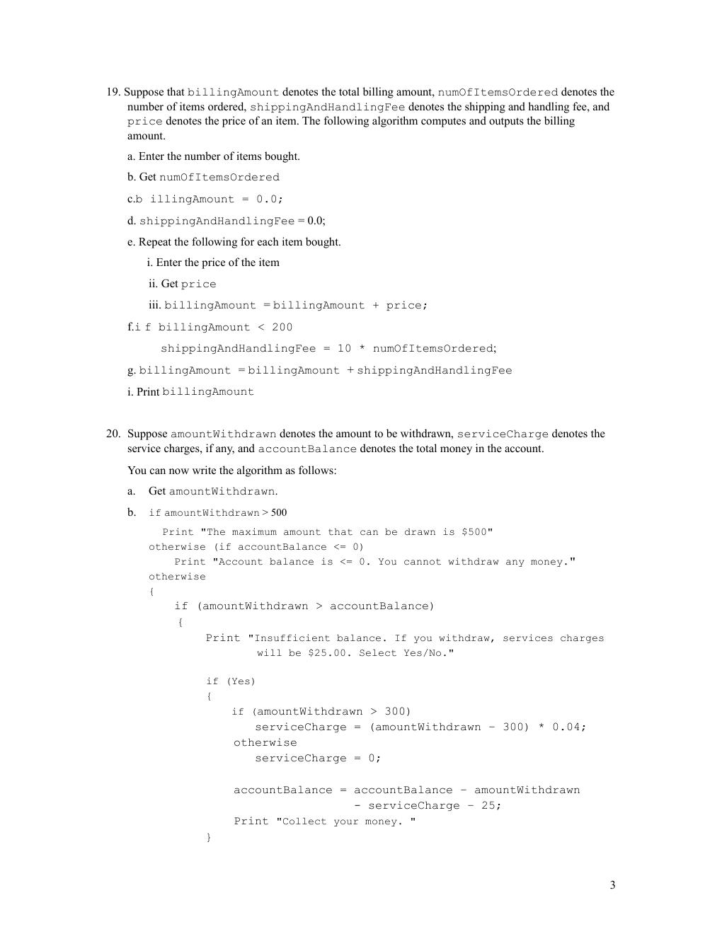 Preview page 5 of Solutions Manual For C++ Programming From Problem Analysis to Program Design 8th Edition By D.S. Malik