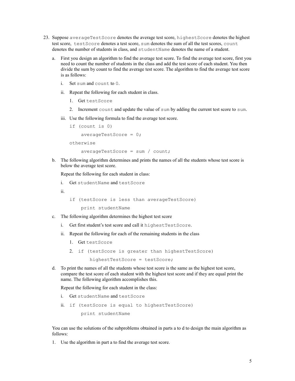 Preview page 7 of Solutions Manual For C++ Programming From Problem Analysis to Program Design 8th Edition By D.S. Malik