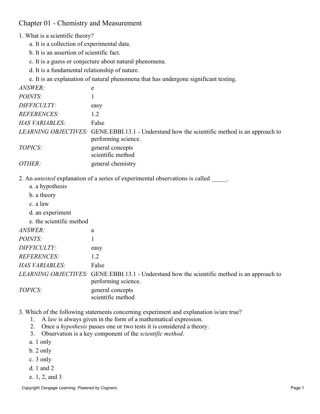 Preview page 3 of Test Bank For General Chemistry 11th Edition BY Darrell Ebbing, Steven D. Gammon