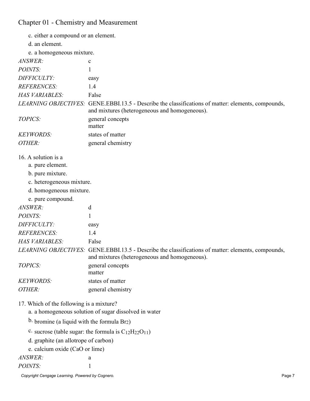 Preview page 9 of Test Bank For General Chemistry 11th Edition BY Darrell Ebbing, Steven D. Gammon