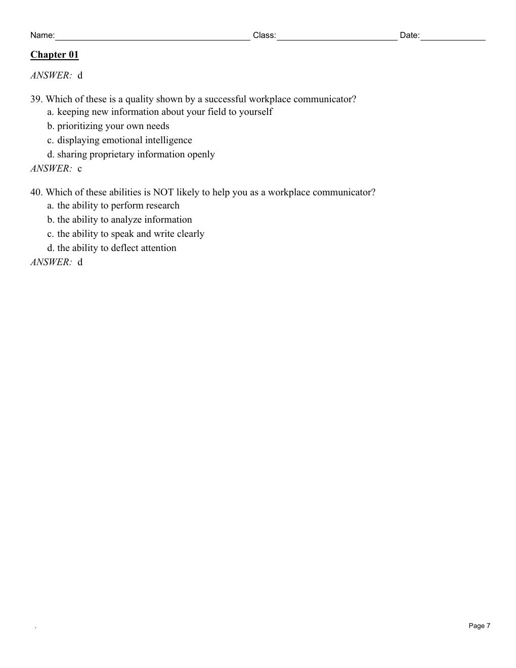 Preview page 9 of Test Bank For Practical Strategies for Technical Communication 3rd Edition By Mike Markel, Stuart Selber
