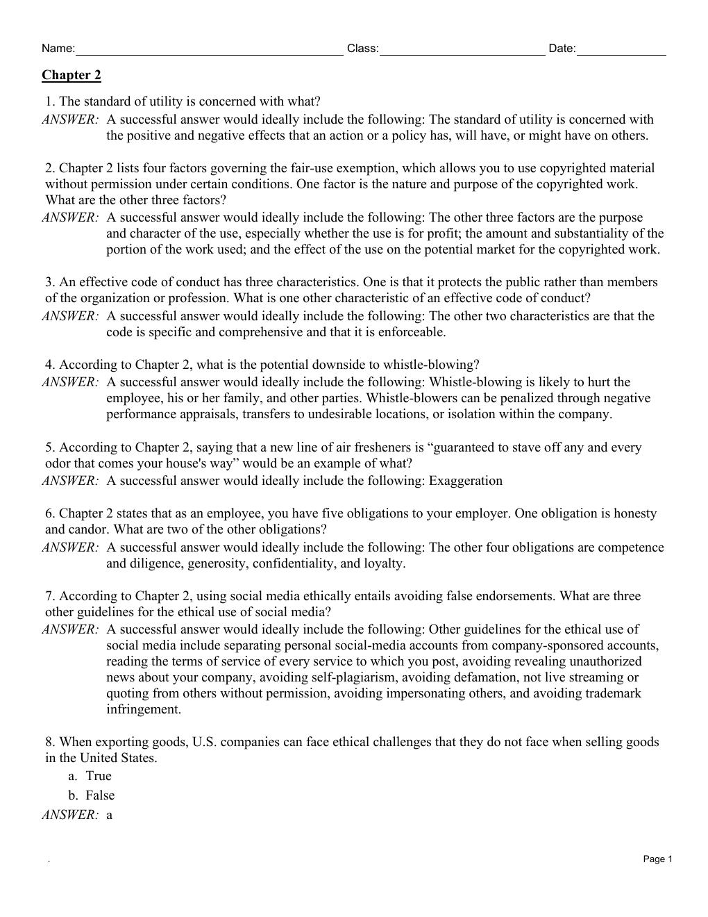 Preview page 10 of Test Bank For Practical Strategies for Technical Communication 4th Edition By Mike Markel, Stuart Selber