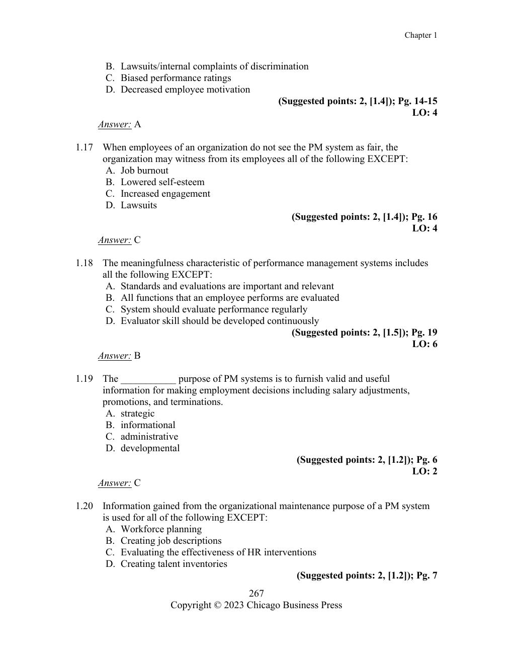 Preview page 6 of Test Bank Performance Management 5th Edition By Herman Aguinis