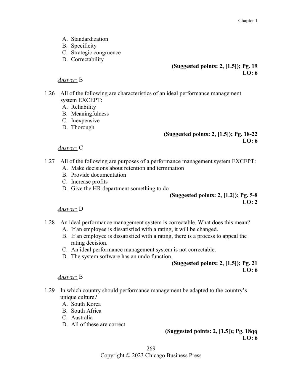 Preview page 8 of Test Bank Performance Management 5th Edition By Herman Aguinis