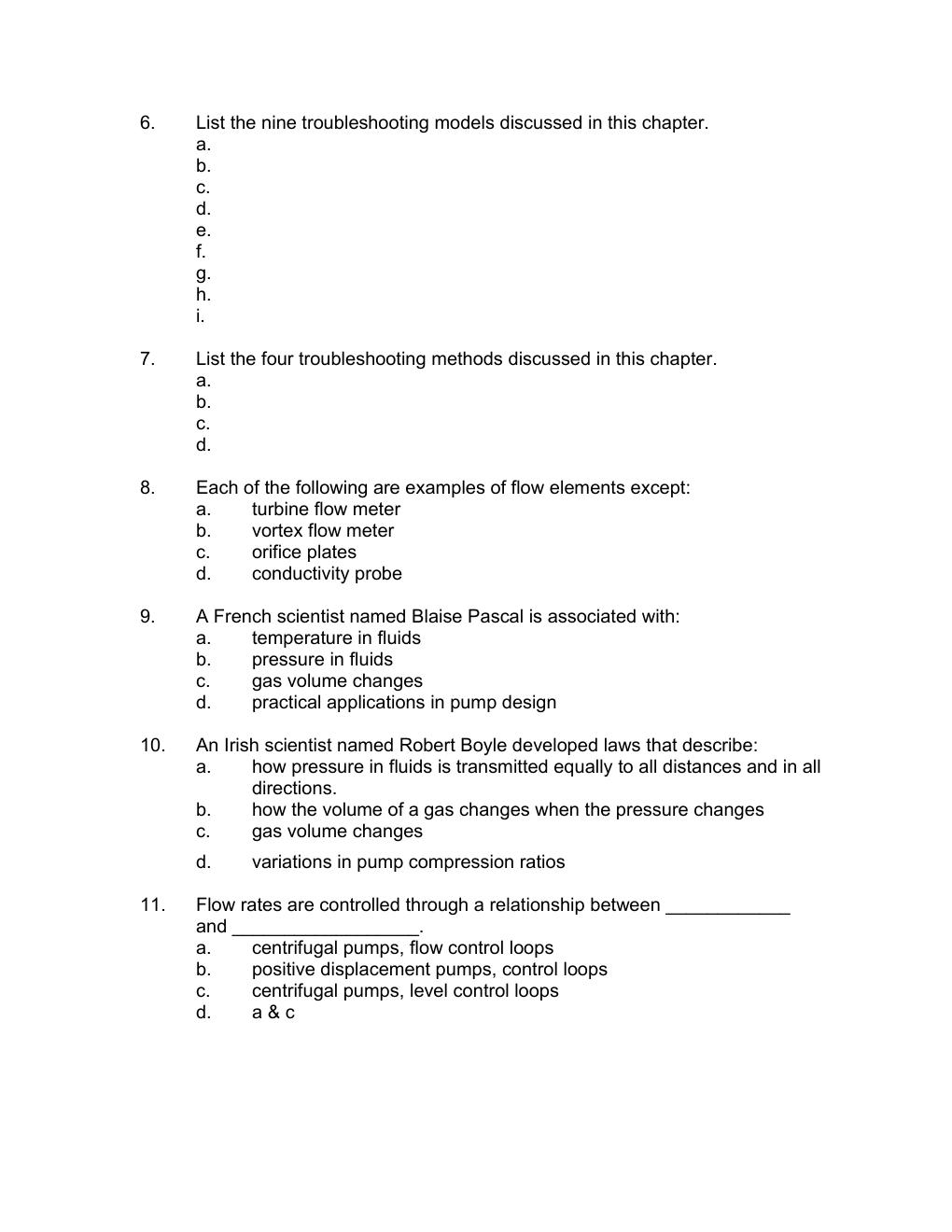 Preview page 10 of Instructor Manual with Test Bank Process Technology Troubleshooting 1st Edition By Charles Thomas