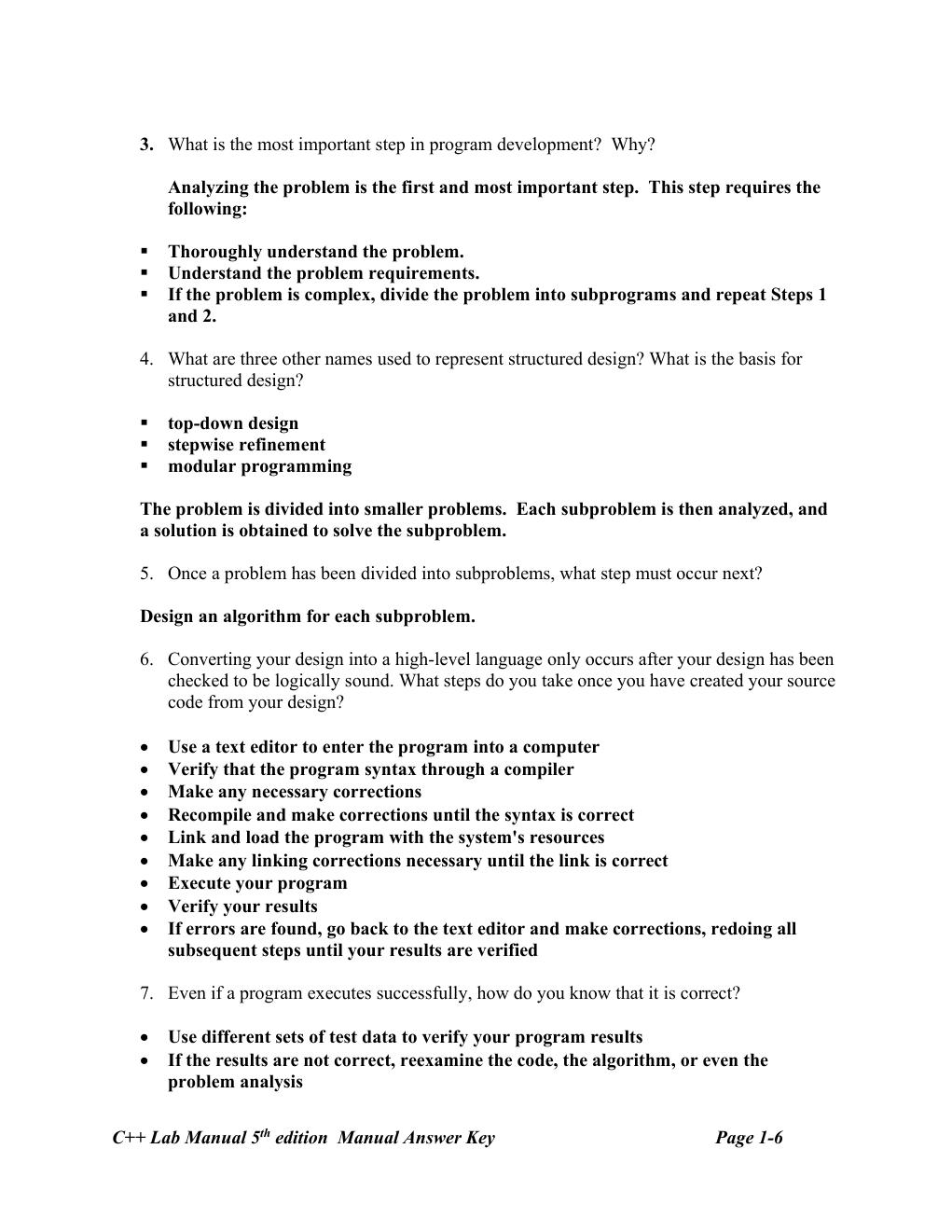 Preview page 8 of Solutions Manual C++ Programming From Problem Analysis to Program Design 5th Edition By D. S. Malik