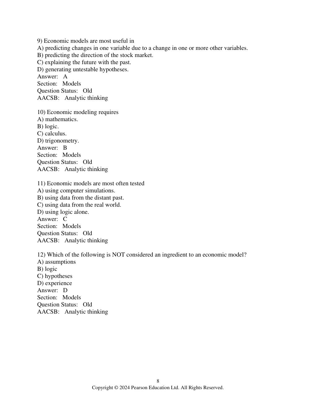 Preview page 10 of Test Bank Microeconomics 9th Global Edition By Jeffrey Perloff
