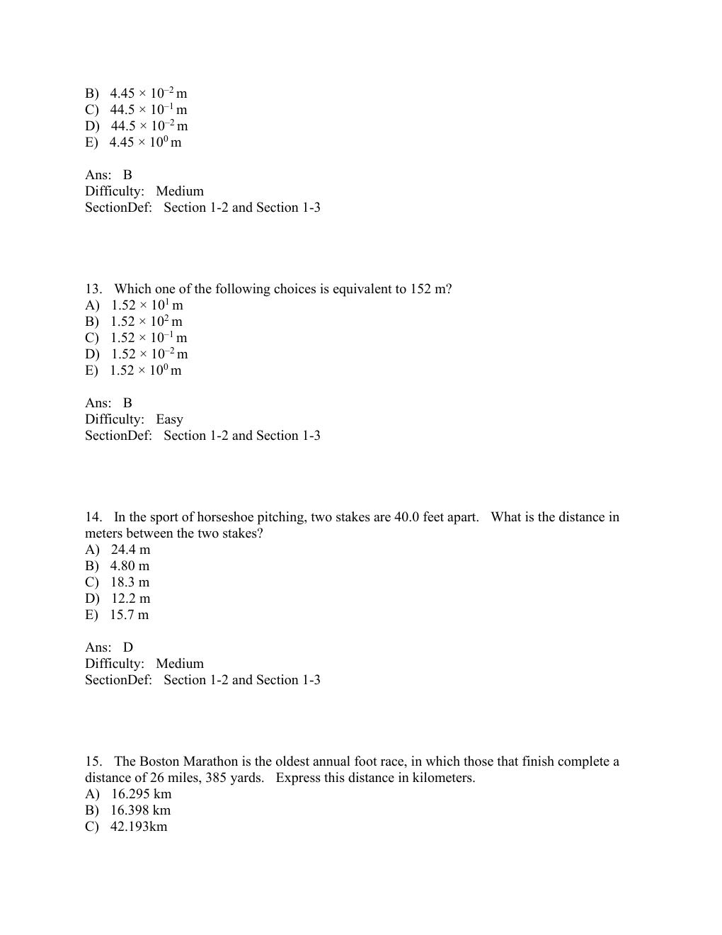 Preview page 7 of Test Bank Physics (Volume 1) 12th Edition By John Cutnell, Kenneth Johnson, David Young, Shane Stadler