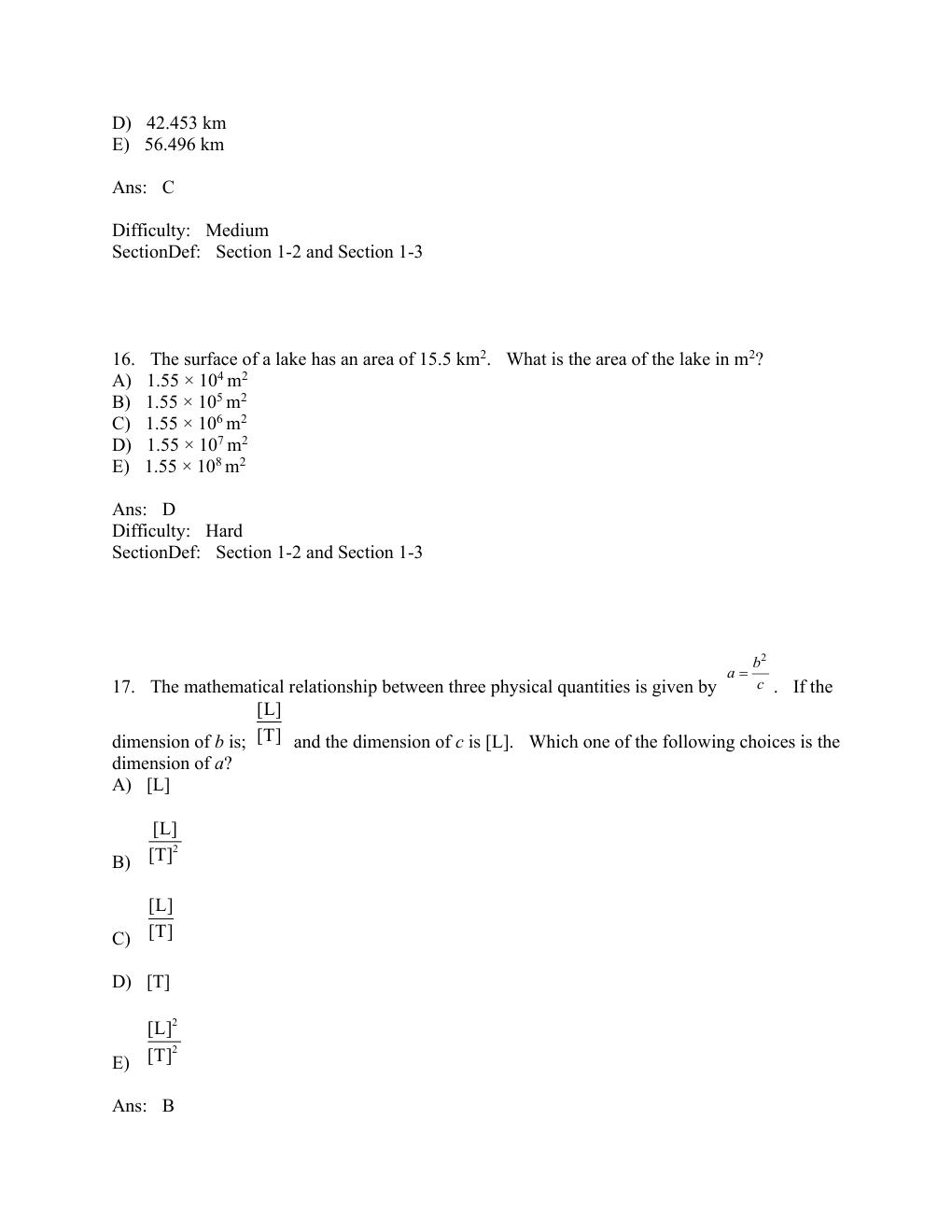 Preview page 8 of Test Bank Physics (Volume 1) 12th Edition By John Cutnell, Kenneth Johnson, David Young, Shane Stadler