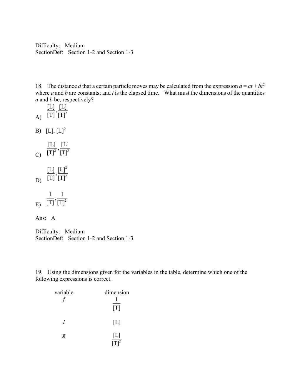 Preview page 9 of Test Bank Physics (Volume 1) 12th Edition By John Cutnell, Kenneth Johnson, David Young, Shane Stadler
