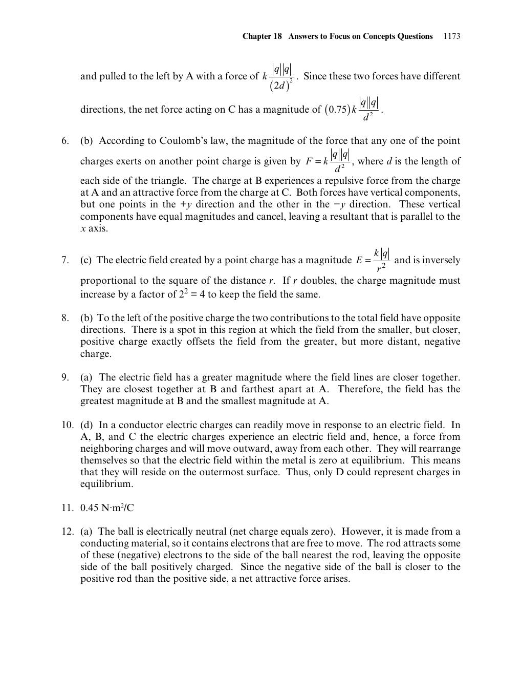 Preview page 4 of Solutions Manual Physics (Volume 2) 12th Edition By John Cutnell, Kenneth Johnson, David Young, Shane Stadler