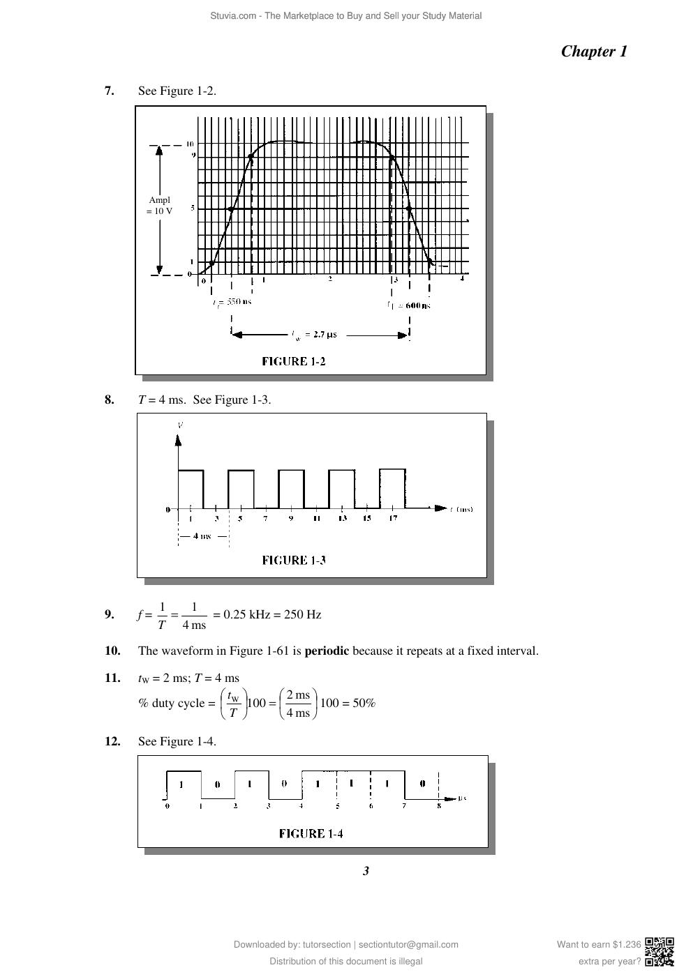 Preview page 4 of Solutions Manual For Digital Fundamentals, 11th Edition By Thomas Floyd