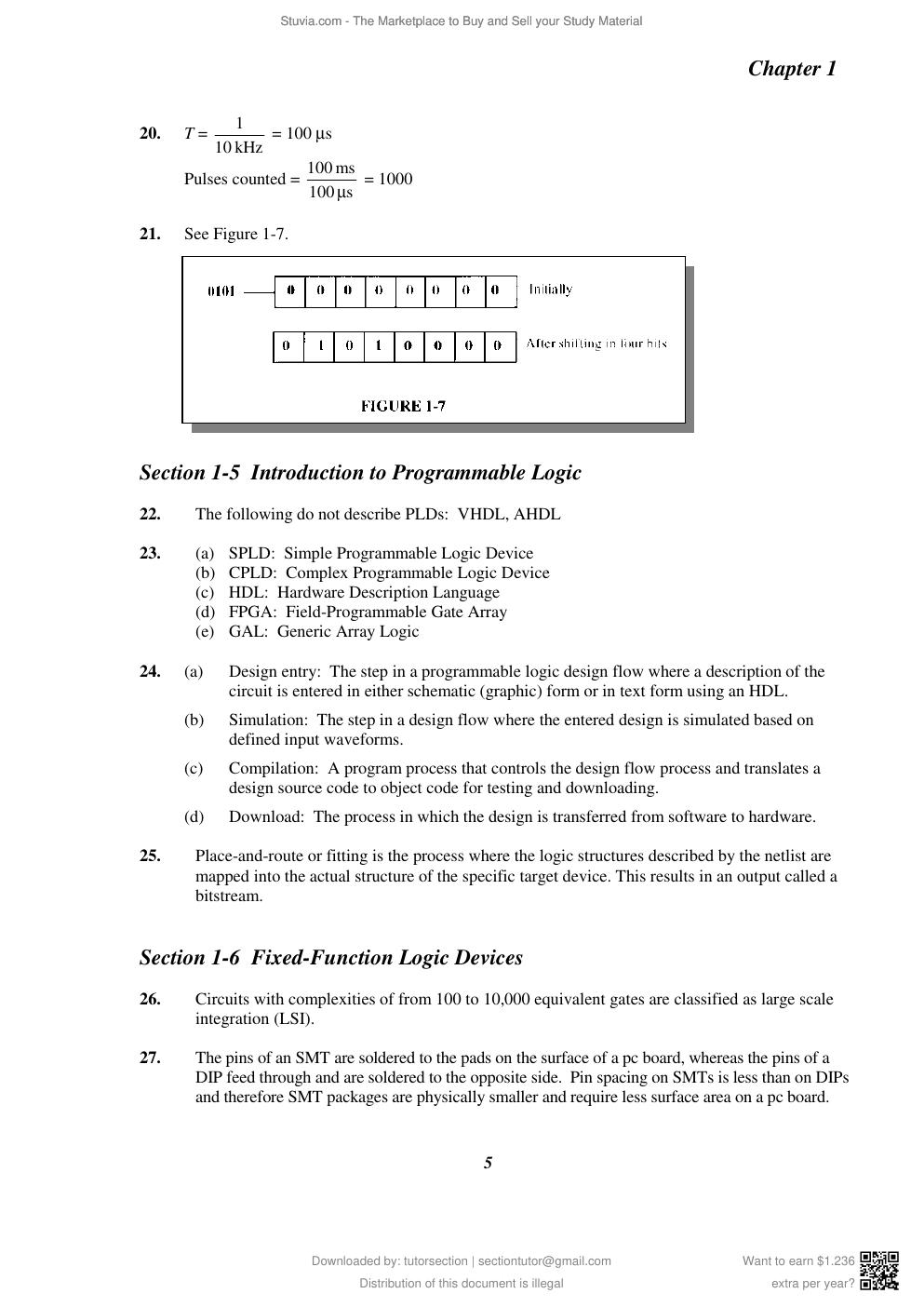 Preview page 6 of Solutions Manual For Digital Fundamentals, 11th Edition By Thomas Floyd