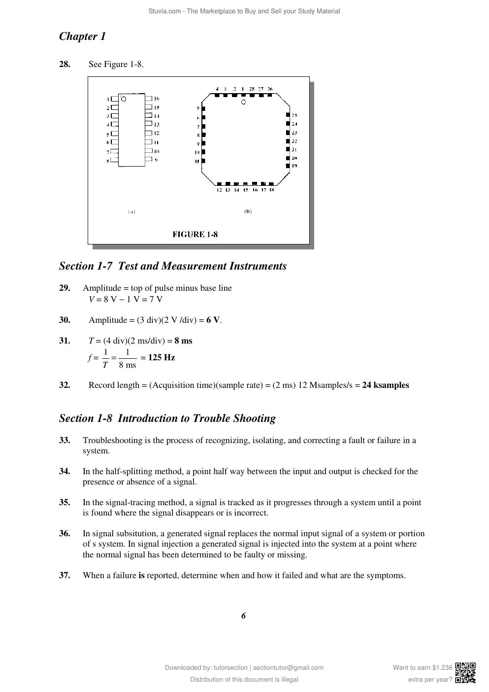 Preview page 7 of Solutions Manual For Digital Fundamentals, 11th Edition By Thomas Floyd