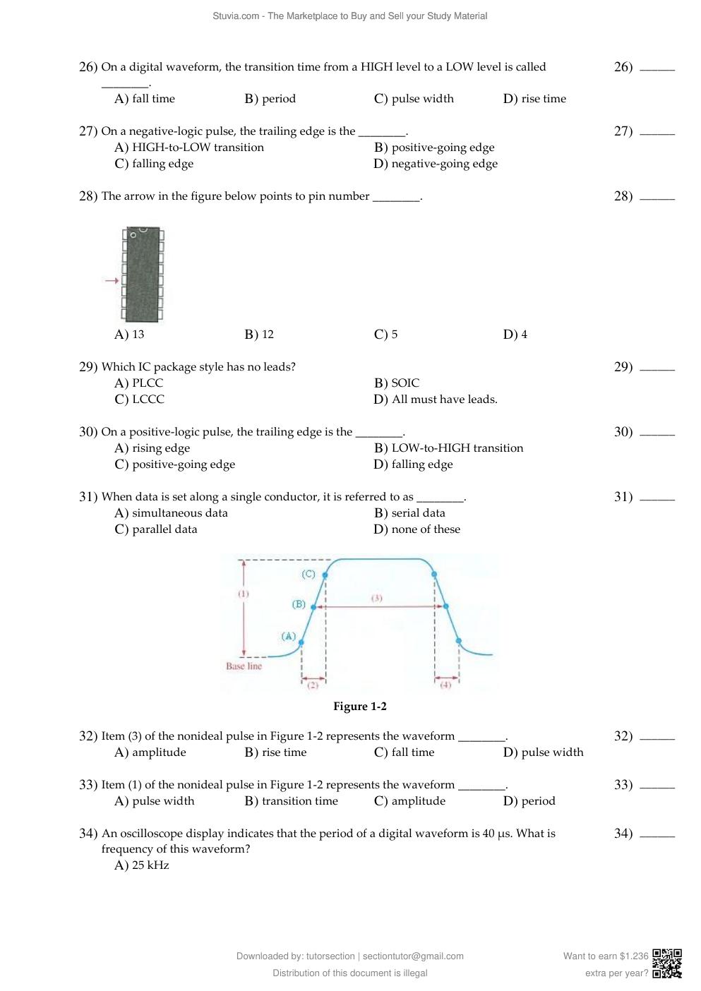 Preview page 5 of Test Bank For For Digital Fundamentals, 11th Edition By Thomas Floyd