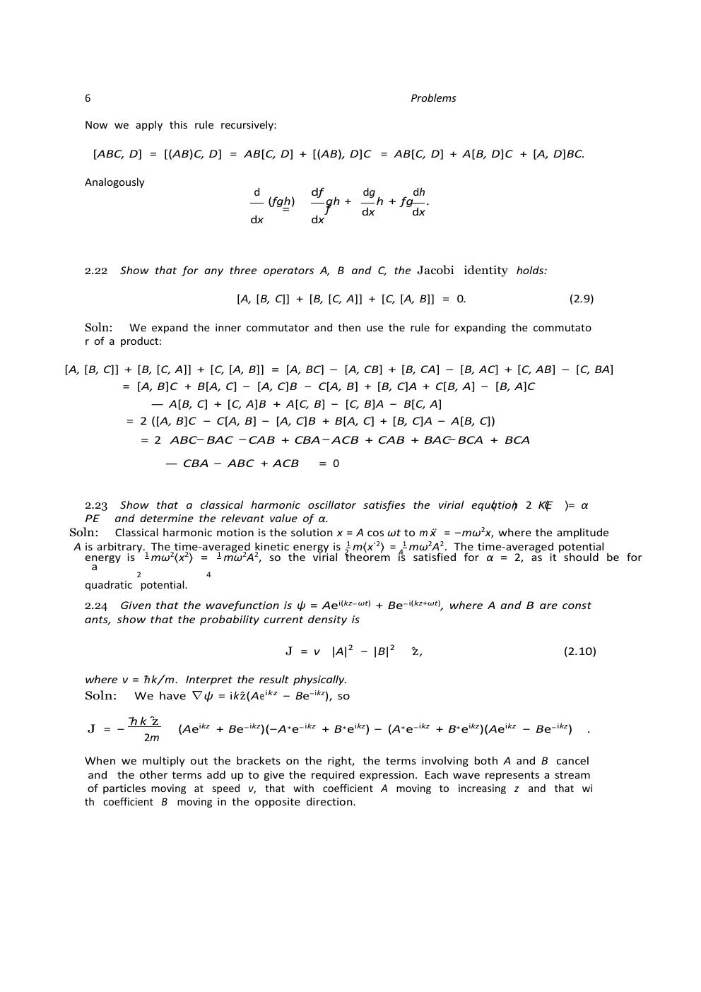 Preview page 7 of SOLUTIONS MANUAL for The Physics of Quantum Mechanics by James Binney & David Skinner