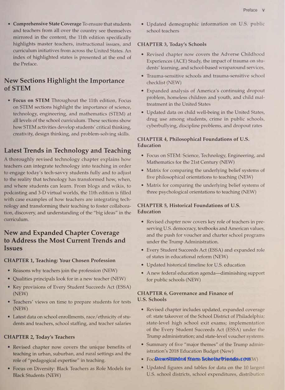 Preview page 6 of eBook Scan [PDF] Becoming a Teacher 11th Edition By Forrest Parkay