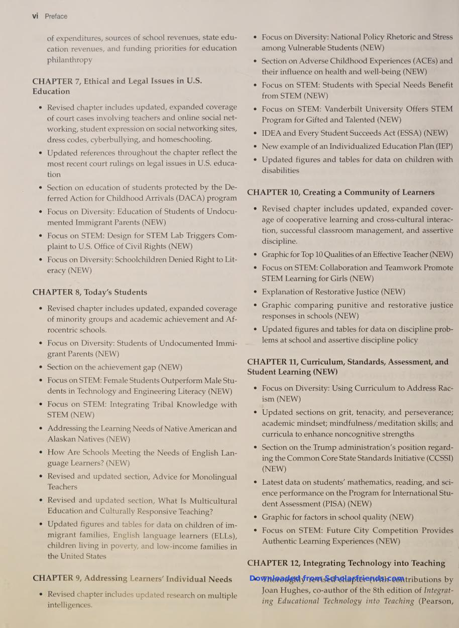 Preview page 7 of eBook Scan [PDF] Becoming a Teacher 11th Edition By Forrest Parkay
