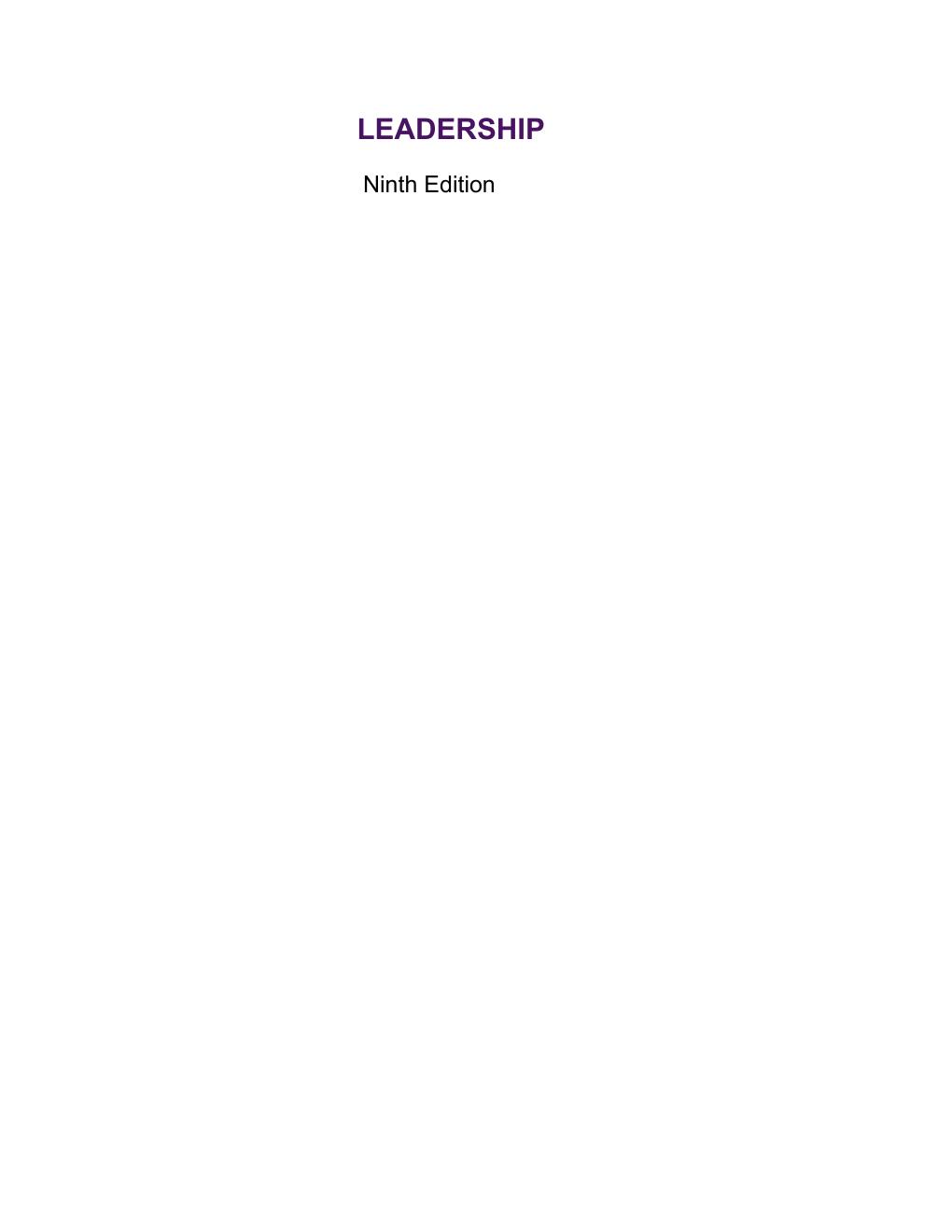 Preview page 3 of Leadership: Theory and Practice 9th Edition by Peter G. Northouse