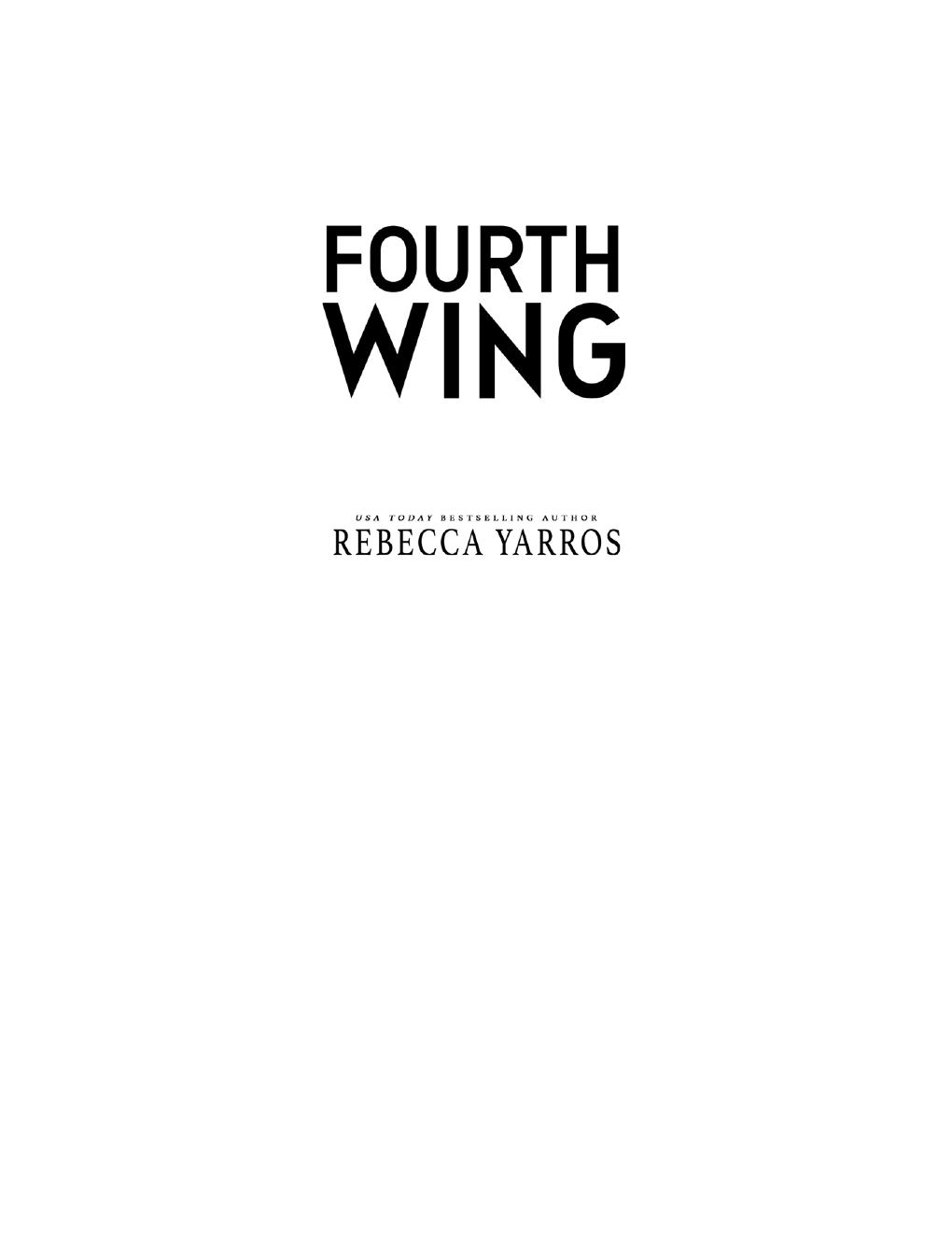 Preview page 2 of Fourth Wing Rebecca Yarros