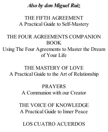 Preview page 5 of The Four Agreements by Don Miguel Ruiz