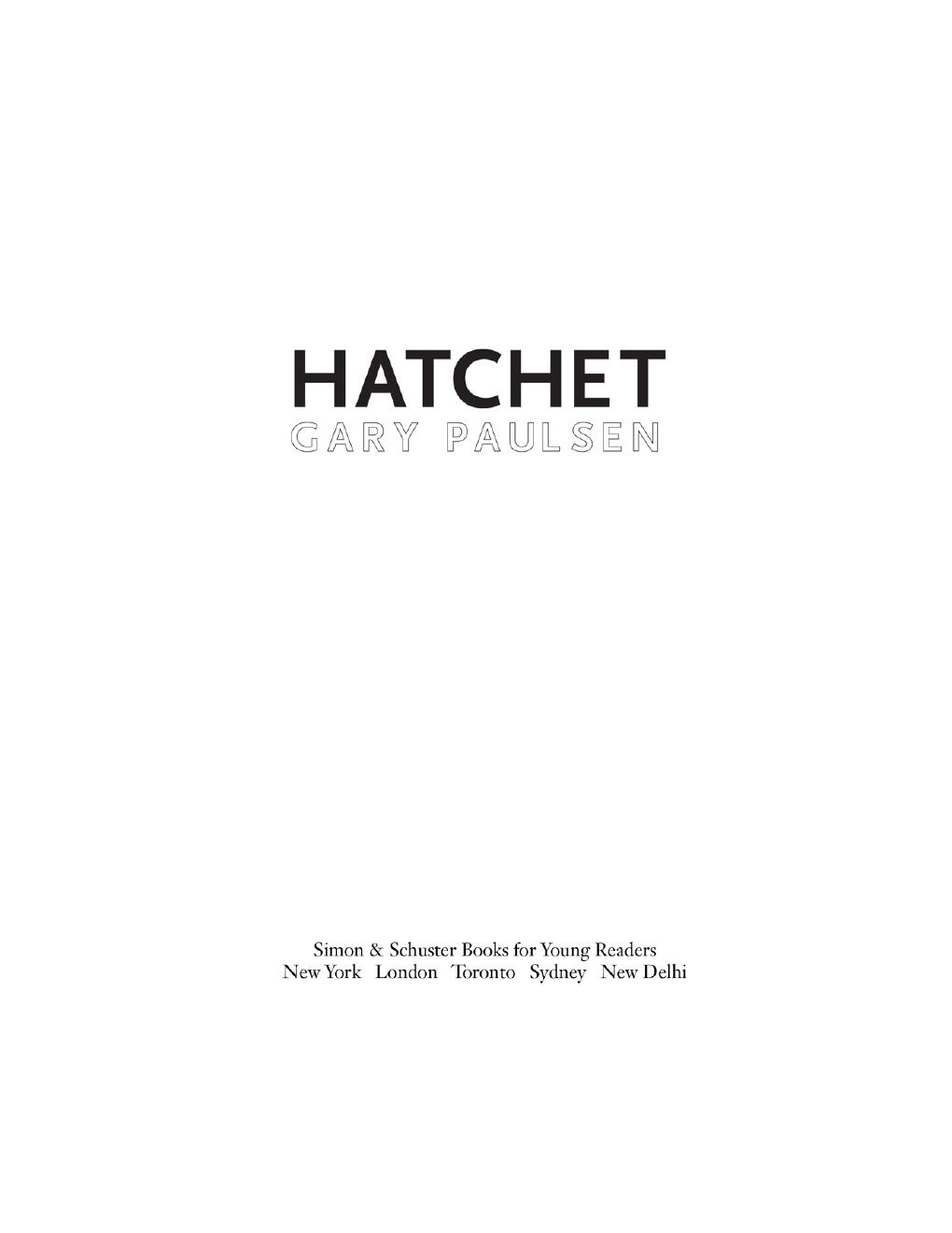 Preview page 4 of Hatchet by Gary Paulsen