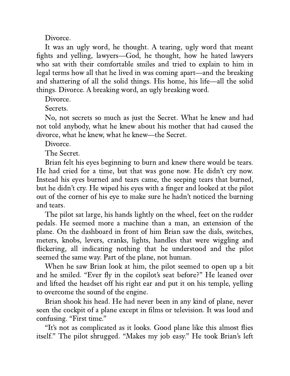 Preview page 10 of Hatchet by Gary Paulsen