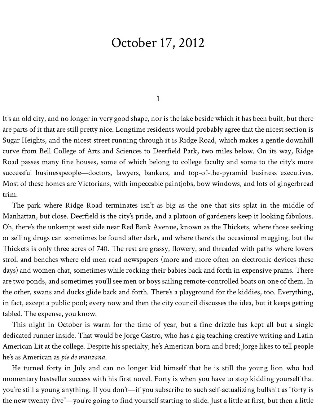 Preview page 7 of Holly by Stephen King