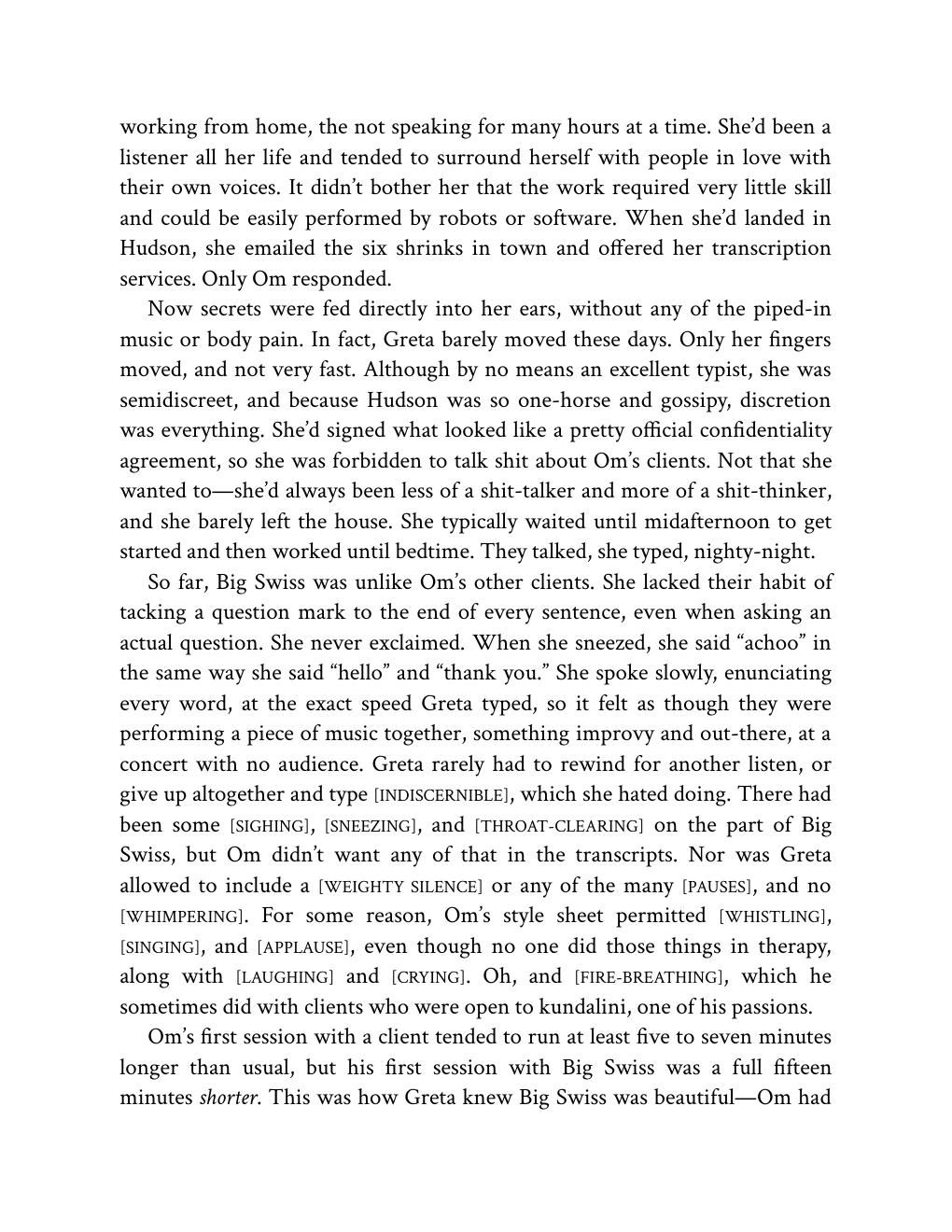 Preview page 10 of Big Swiss: A Novel –  by Jen Beagin