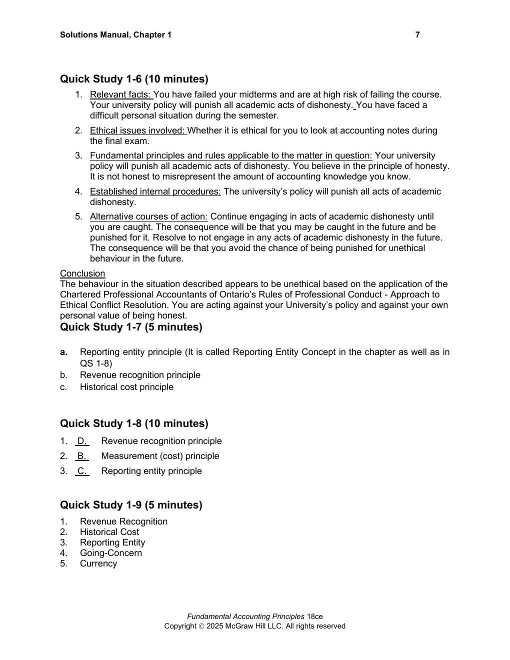 Preview page 8 of Solutions Manual Fundamental Accounting Principles (Volume 1) 18th Canadian Edition By Kermit Larson, Heidi Dieckmann, J