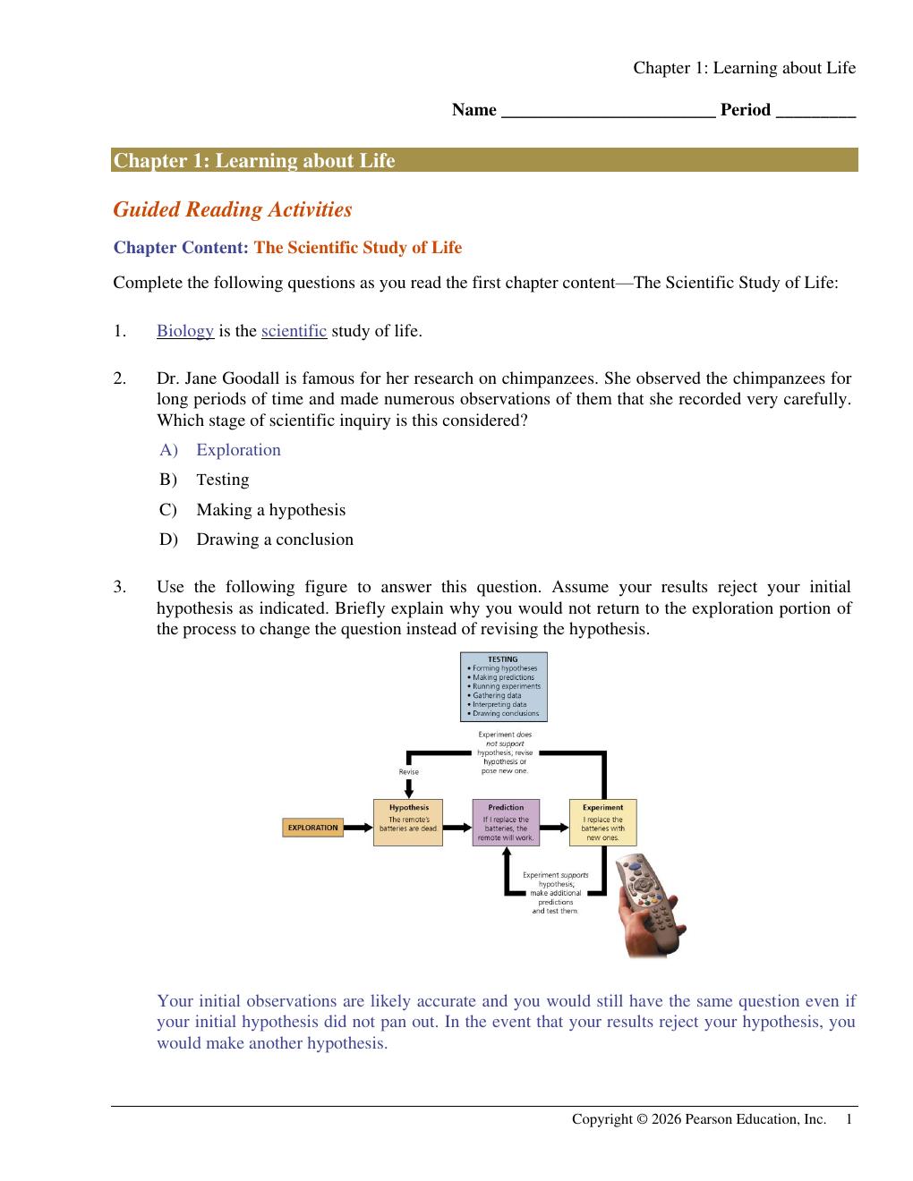 Preview page 3 of Solution Manual Campbell Essential Biology 8th Edition By Eric Simon, Kelly Hogan