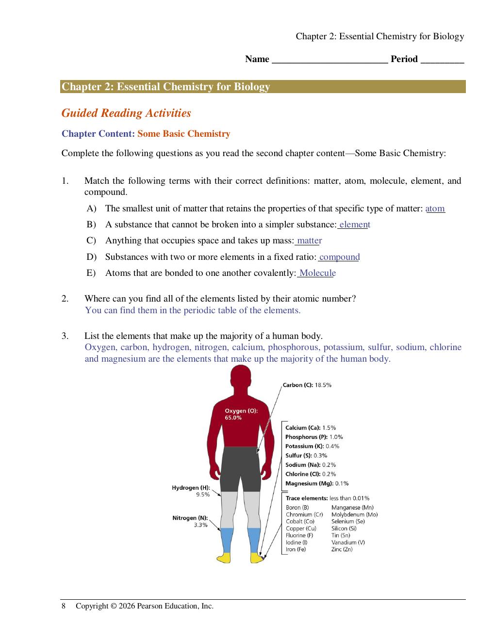 Preview page 10 of Solution Manual Campbell Essential Biology 8th Edition By Eric Simon, Kelly Hogan